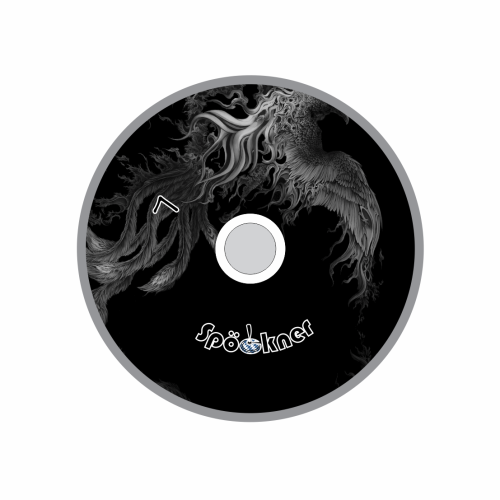Spöckner "Feuervogel / grau schwarz" Eisstock